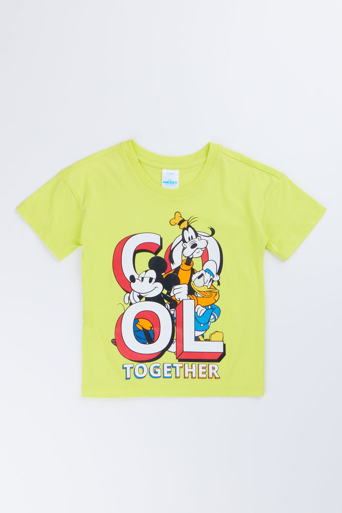 Lime Mickey & Friends T-Shirt