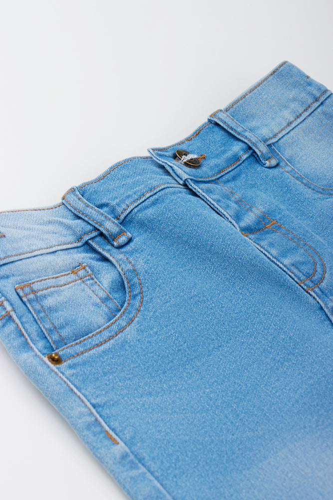Light Blue Skinny Denim Jeans (1)