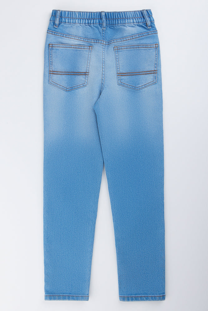 Light Blue Skinny Denim Jeans (2)