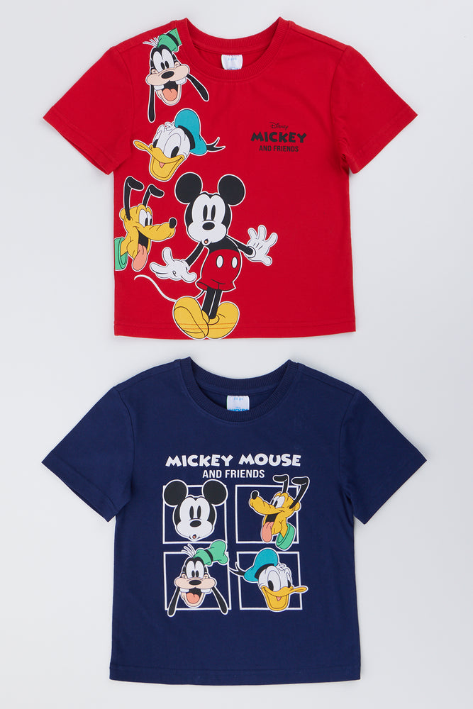 2 Pack Mickey Mouse T-Shirts