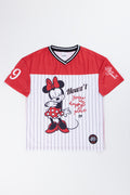 Minnie Mouse Striped Sports T-Shirt