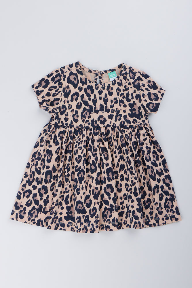 Leopard Print Knit Dress