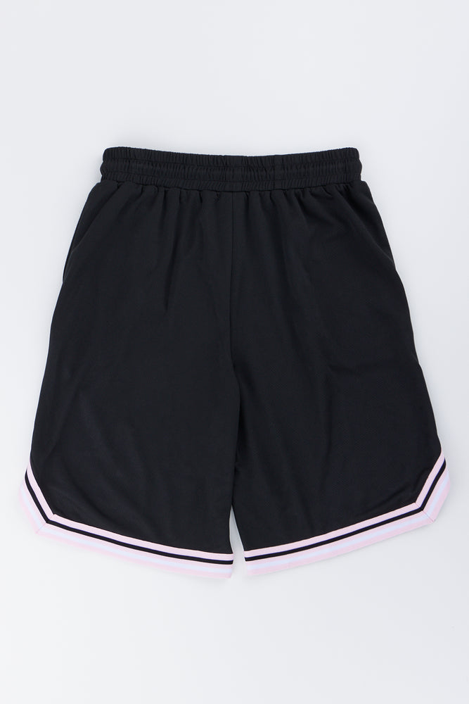 Black Mesh Bermuda Shorts 89 (2)