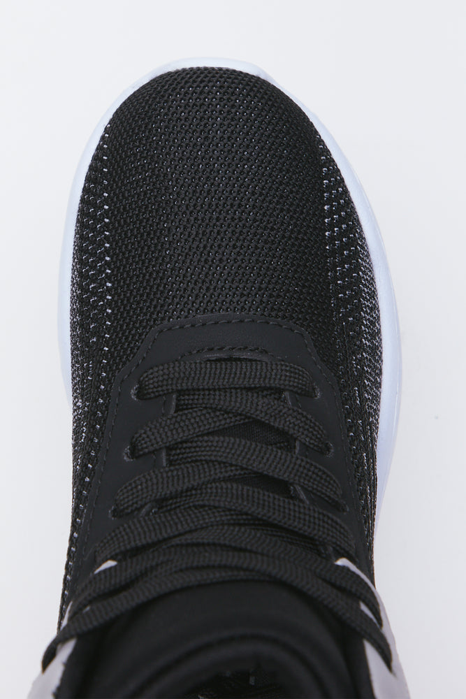Black Light Up High Top Sneakers (4)