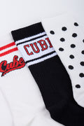 Graphic and Polka Dot Socks (1)