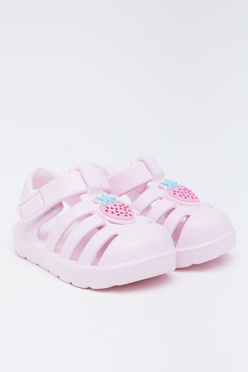 Pink Strawberry Fisherman Sandals