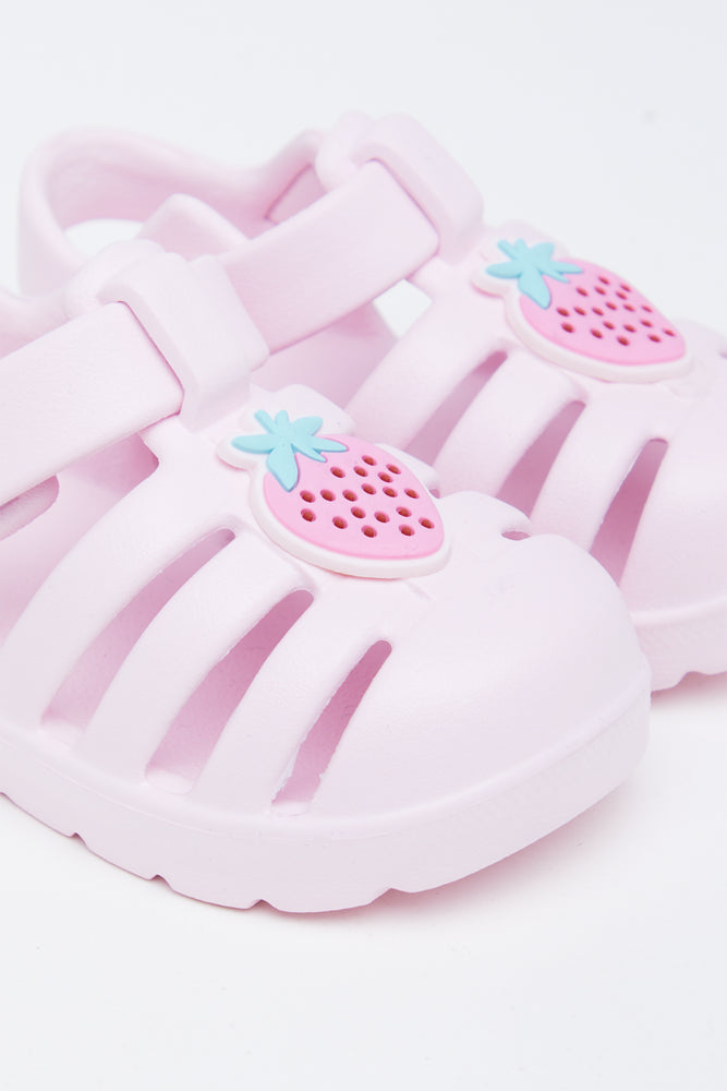 Pink Strawberry Fisherman Sandals (2)