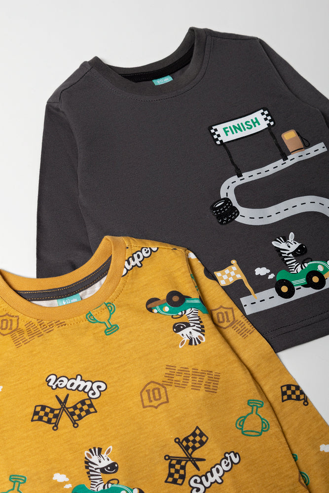 2 Pack Long Sleeve Racing T-Shirts (1)