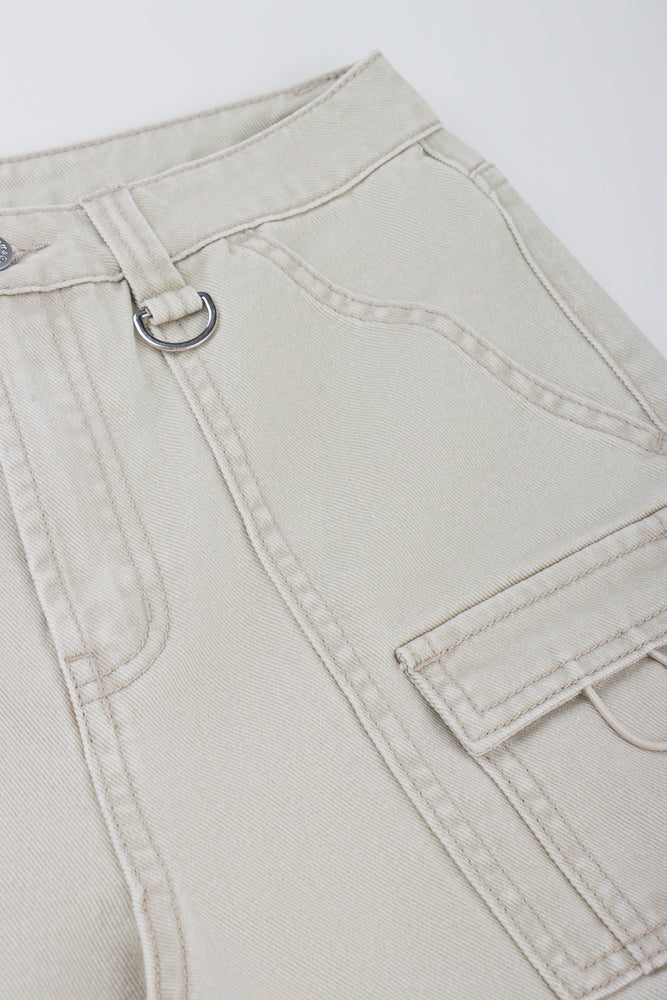 Stone Cargo Utility Shorts (1)