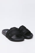 Black Versatile Sporty Fashion Slides