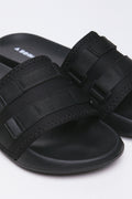 Black Versatile Sporty Fashion Slides (2)