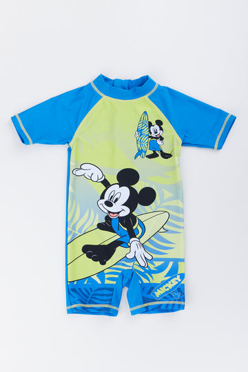 Blue Mickey Mouse UV Suit