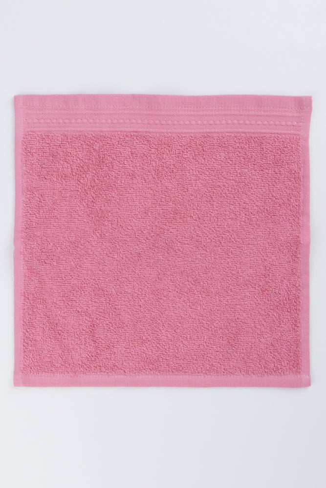 Pink Cotton Face Cloth