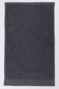 Dark Grey Plain Guest Towel