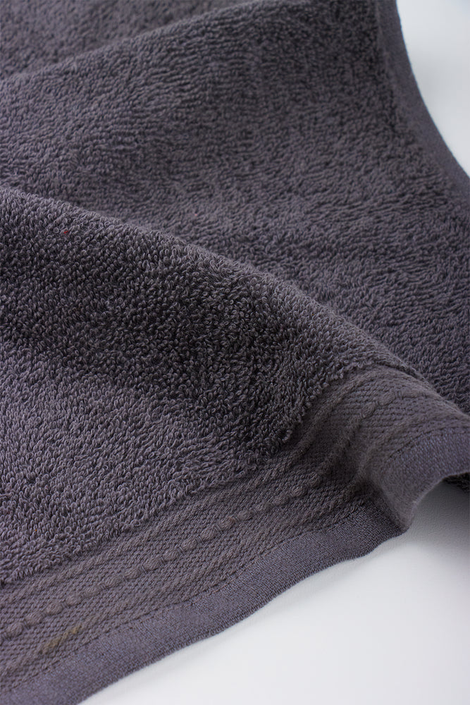 Dark Grey Plain Guest Towel (1)