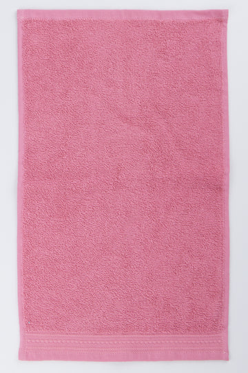 Pink Cotton Guest Towel