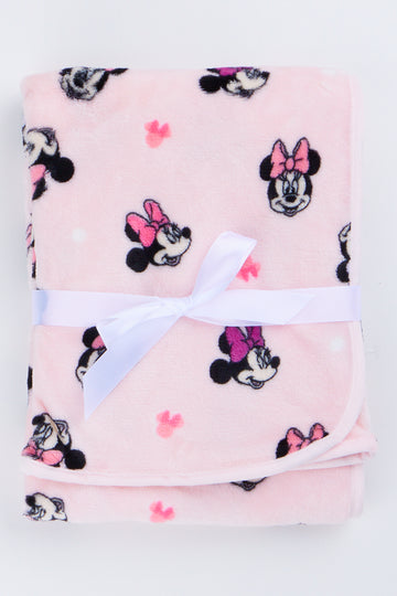 Minnie Mouse Pink Blanket