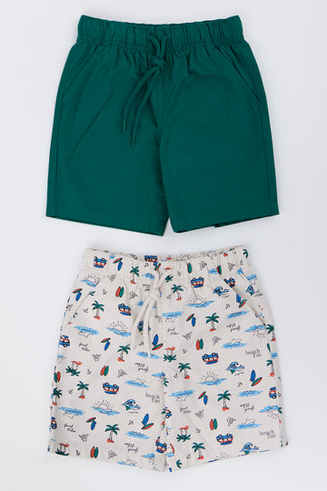 2 Pack Woven Shorts