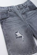 Grey Denim Shorts (1)