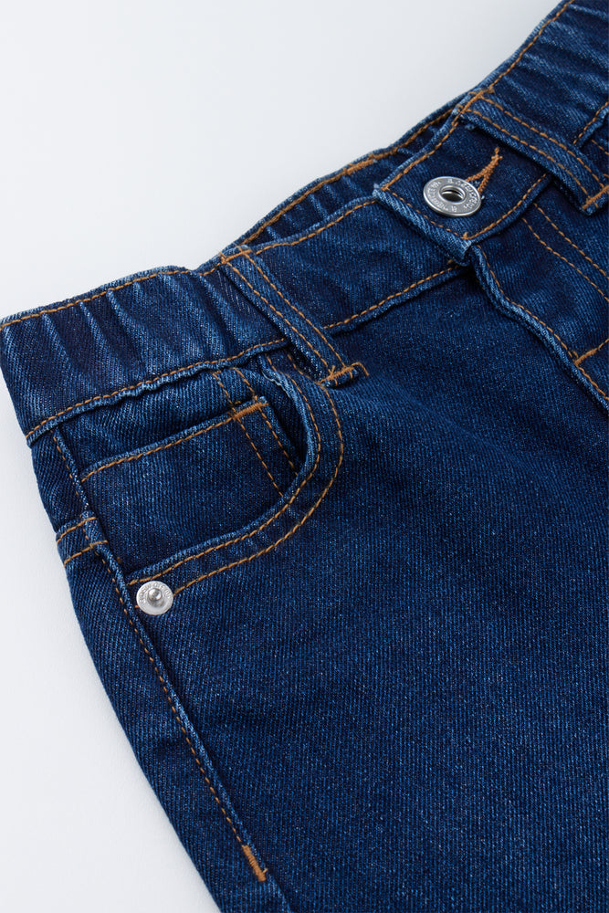 Indigo Loose Fit Jeans (1)