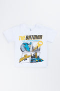 White Batman Graphic Boxy T-Shirt