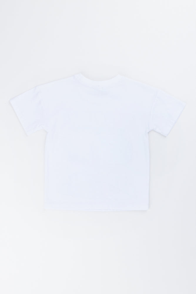 White Batman Graphic Boxy T-Shirt (2)