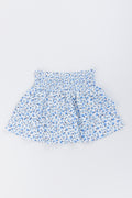 Blue Ditsy Floral Skirt