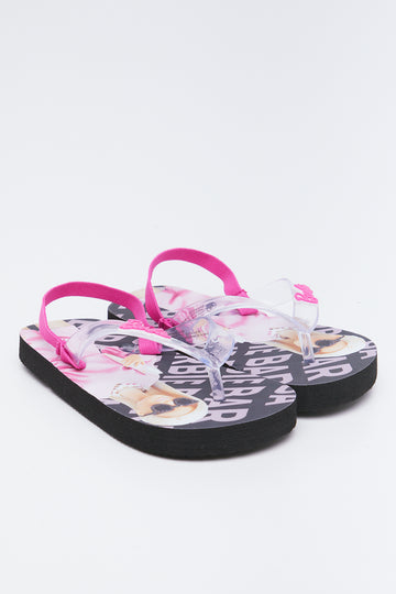 Black Barbie Flip Flops