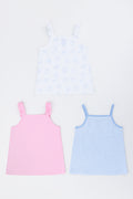 3 Pack Seahorse Print Vest