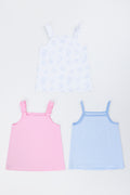 3 Pack Seahorse Print Vest (2)