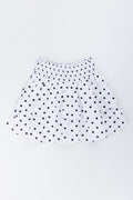 White & Black Polka Dot Ra-Ra Skirt (2)