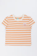 Striped Always Kind Badge T-Shirt