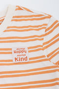 Striped Always Kind Badge T-Shirt (1)