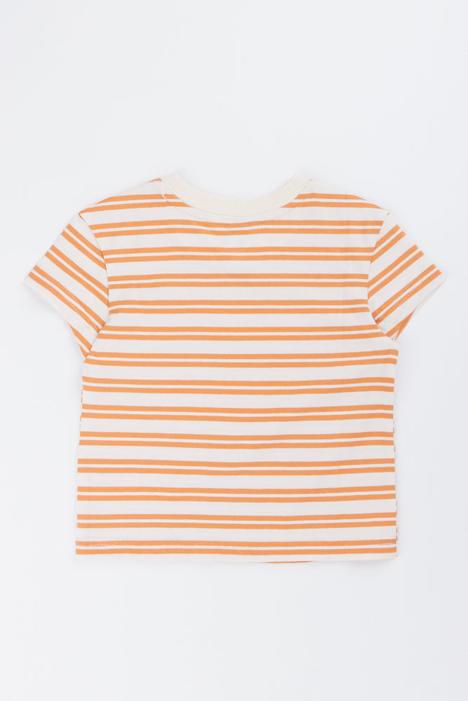 Striped Always Kind Badge T-Shirt (2)
