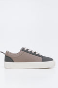 Fatigue Lace Up Canvas Plimsolls Shoes (1)