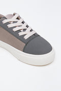 Fatigue Lace Up Canvas Plimsolls Shoes (2)