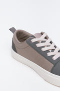 Fatigue Lace Up Canvas Plimsolls Shoes (3)