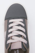 Fatigue Lace Up Canvas Plimsolls Shoes (4)