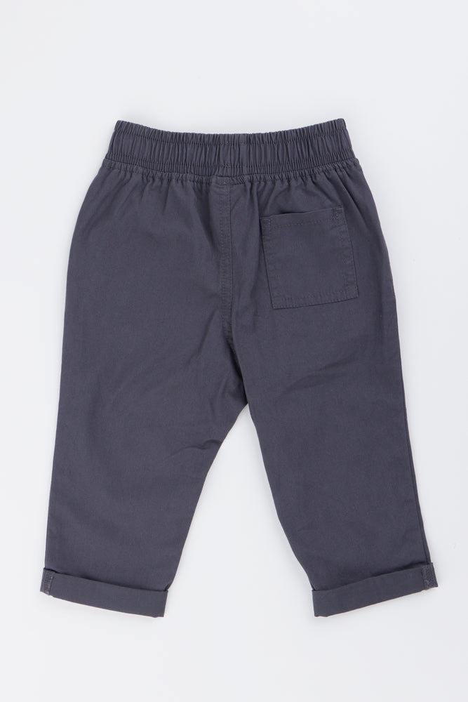 Charcoal Basic Casual Jogger (2)