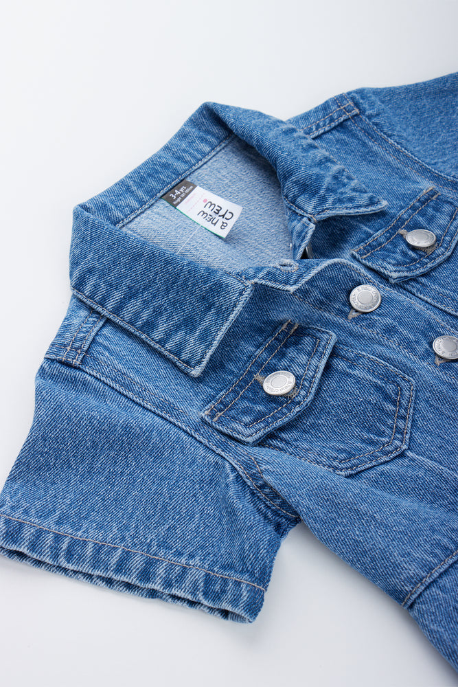 Mid Wash Denim Shirt Dress (1)