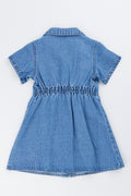 Mid Wash Denim Shirt Dress (2)