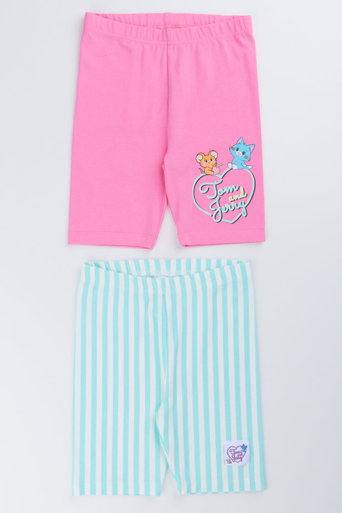 2 Pack Tom and Jerry Cycle Shorts