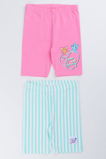 2 Pack Tom and Jerry Cycle Shorts