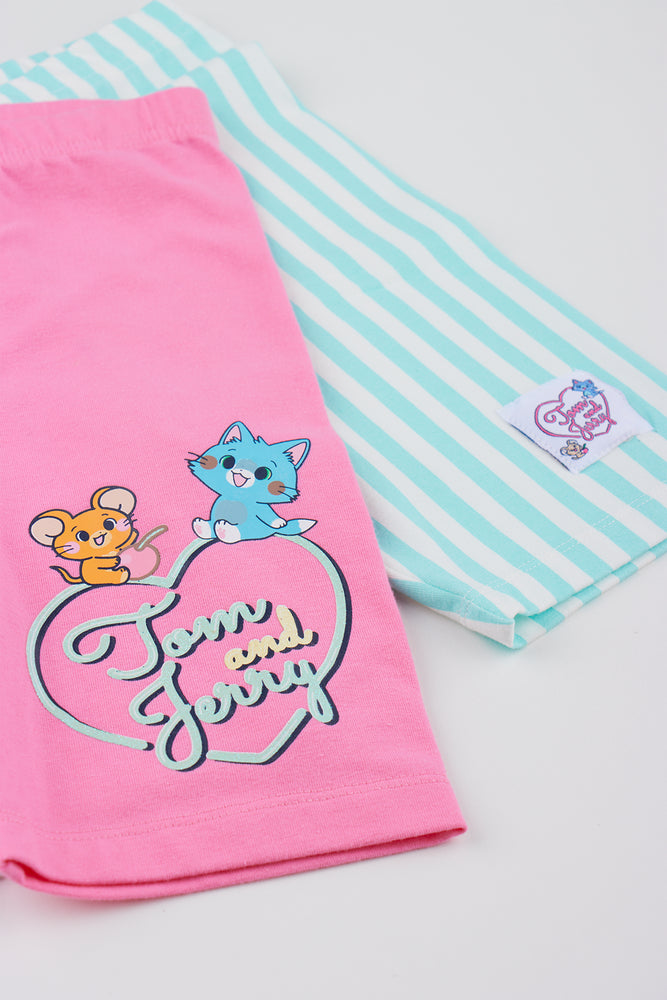 2 Pack Tom and Jerry Cycle Shorts (1)