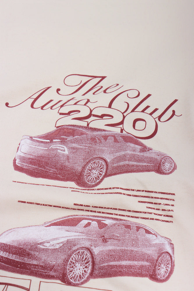 Natural Car Print Short Sleeve T-Shirt (1)
