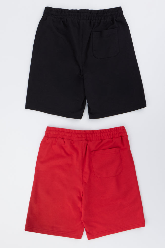 2 Pack Knit Shorts (2)