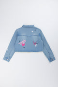 Printed Mid Blue Denim Jacket (3)
