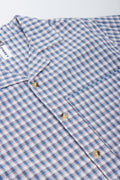 Blue Checkered Boxy Short Sleeve Shirt (1)
