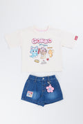 Tom and Jerry Denim Shorts Set