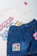 Tom and Jerry Denim Shorts Set (1)